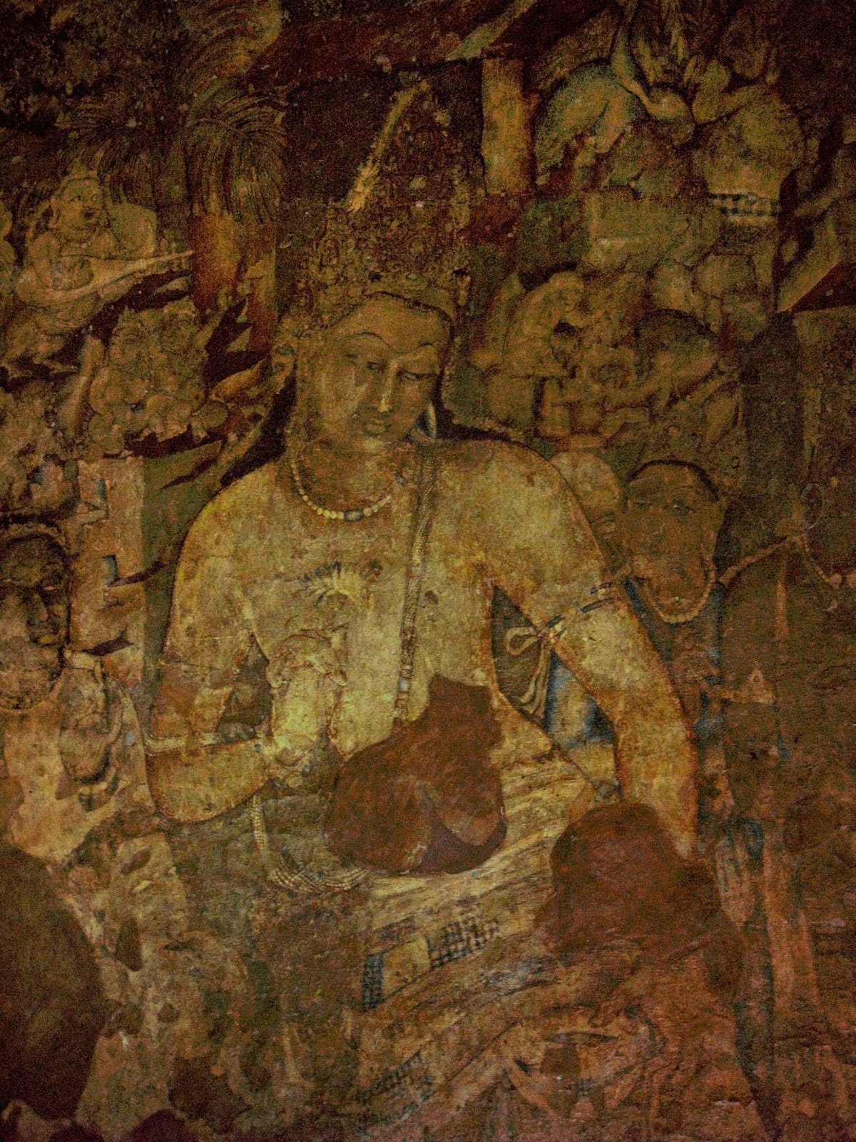 Bodhisattva Padmapani (grotte 1 d'Ajanta)
