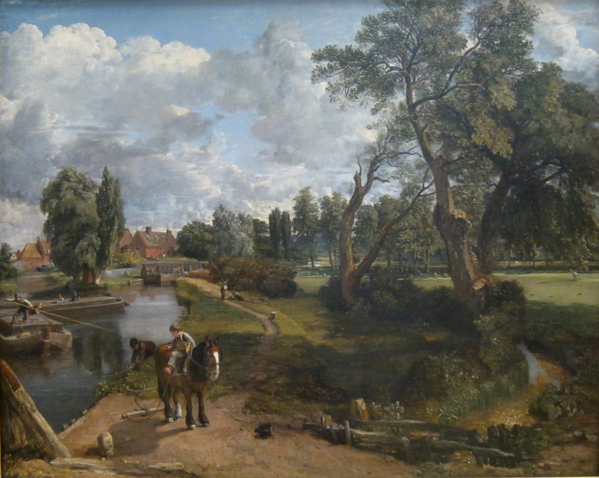 Flatford Mill (Scene on a Navigable River)