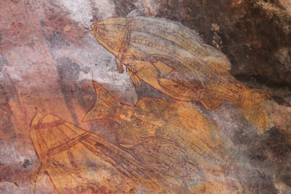 Peintures rupestres d'Ubirr (Kakadu)
