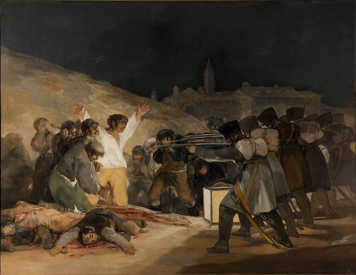Le 3 mai 1808 à Madrid